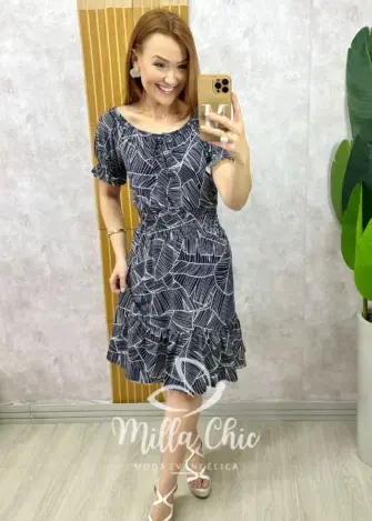 Vestido Norma - Linha Comfy - Estampado - Milla Chic