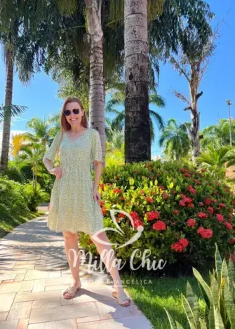 Vestido Dolores Comfy Em Viscolycra - Verde - Milla Chic