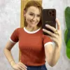 Milla Chic – Blusa Zilda Canelada Em Viés – Branca (cópia) Milla Chic - Blusa Zilda Canelada Em Viés - Branca (cópia)