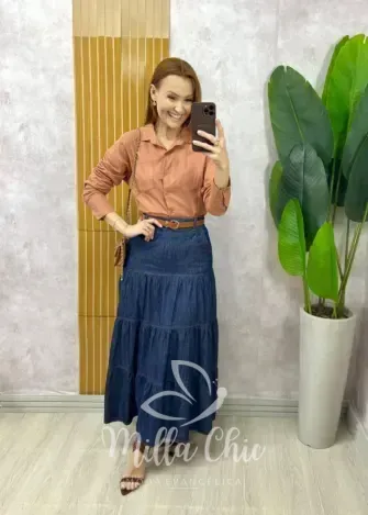 Milla Chic – Saia Lúcia em Alfaiataria Marrant – Preto (cópia) Milla Chic - Saia Lúcia em Alfaiataria Marrant - Preto (cópia)