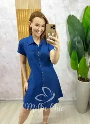 Milla Chic - Chemise Juliane Em Jeans