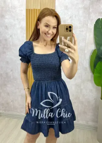 Milla Chic - Chemise Selma Em Jeans