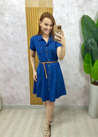 Milla Chic - Chemise Juliane Em Jeans