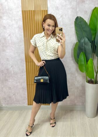 Milla Chic - Saia Augusta Em Póa Preto (cópia)