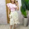Milla Chic - Saia Augusta Rosa