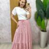 Milla Chic - Saia Longa Tiffany em Viscolinho - Listrada (cópia)