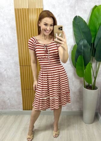 Milla Chic - Vestido Comfy Mia TerraCota