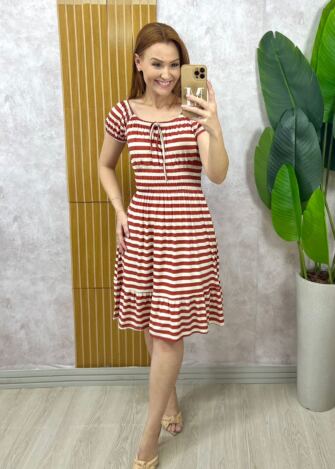 Milla Chic - Vestido Comfy Mia TerraCota