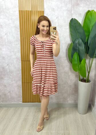 Milla Chic - Vestido Comfy Mia TerraCota