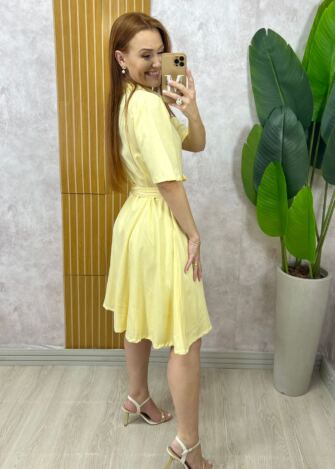 Milla Chic - Vestido Maiara em Lesie algodão rosa pó bordado (cópia)