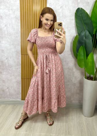 Milla Chic - Vestido Melina Manga Princesa - Rosa