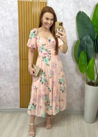 Milla Chic - Vestido Valéria Em chiffon