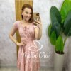 Vestido Comfy Mia estampa póa rosa pó - Milla Chic