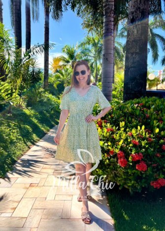 Vestido Dolores Comfy Em Viscolycra - Verde - Milla Chic