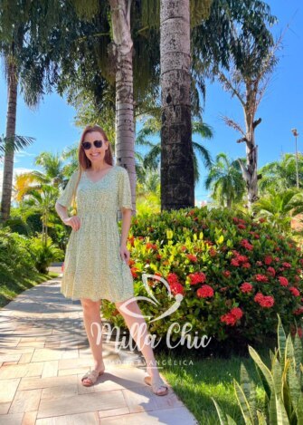 Vestido Dolores Comfy Em Viscolycra - Verde - Milla Chic