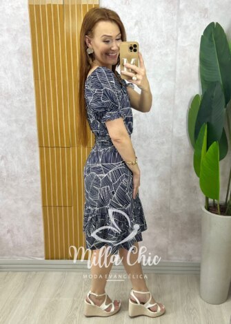 Vestido Norma - Linha Comfy - Estampado - Milla Chic