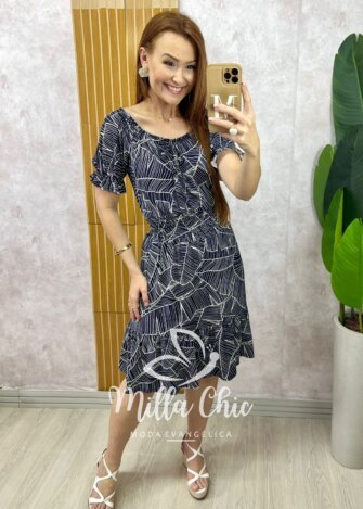 Vestido Norma - Linha Comfy - Estampado - Milla Chic