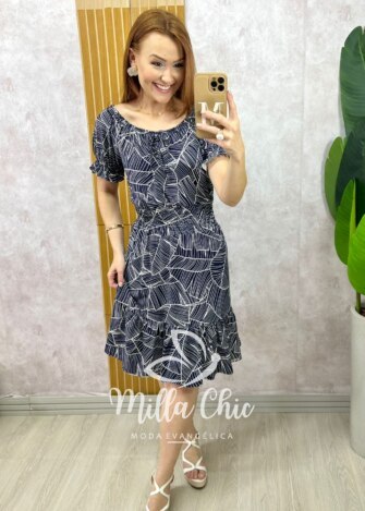 Vestido Norma - Linha Comfy - Estampado - Milla Chic