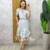 Vestido Norma - Linha Comfy - Estampada azul índigo - Milla Chic