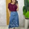 Milla Chic - Saia Jeans Maisa