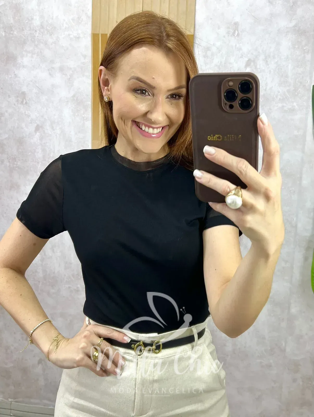 Milla Chic – Blusa Magnólia Em Tule – Rosa (cópia) Milla Chic - Blusa Magnólia Em Tule - Rosa (cópia)