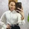 Milla Chic - Camisa Júlia Em Linho - Pistache (cópia)