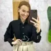 Milla Chic - Camisa Júlia Em Linho - Preta
