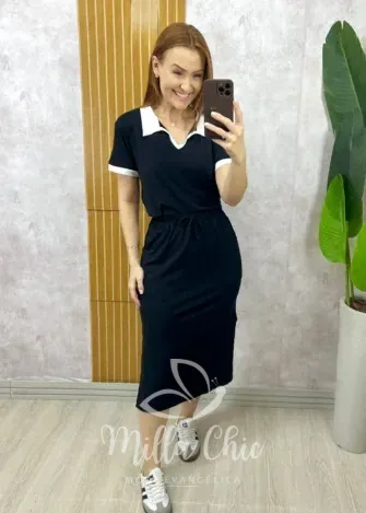 Milla Chic - Conjunto Donatella - Azul Marinho (cópia)