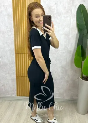 Milla Chic - Conjunto Donatella - Azul Marinho (cópia)