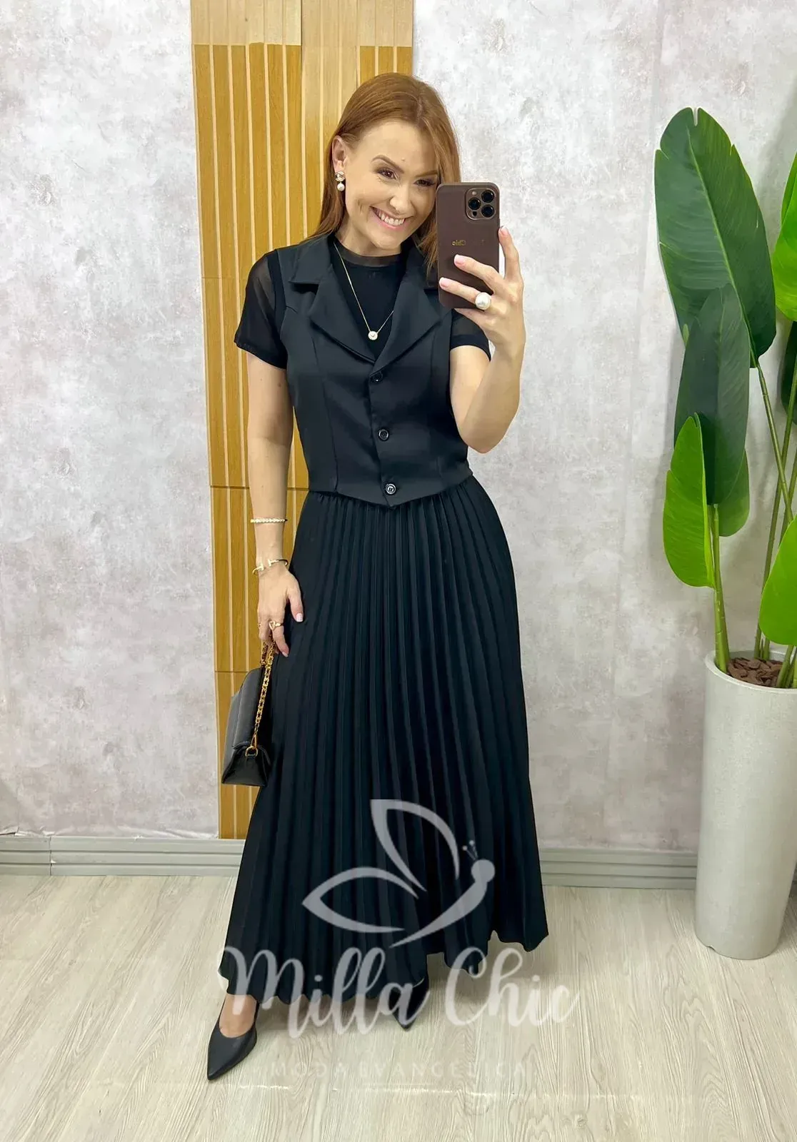 Milla Chic – Conjunto Maria Cecília em Alfaiataria – Preto (cópia) Milla Chic - Conjunto Maria Cecília em Alfaiataria - Preto (cópia)