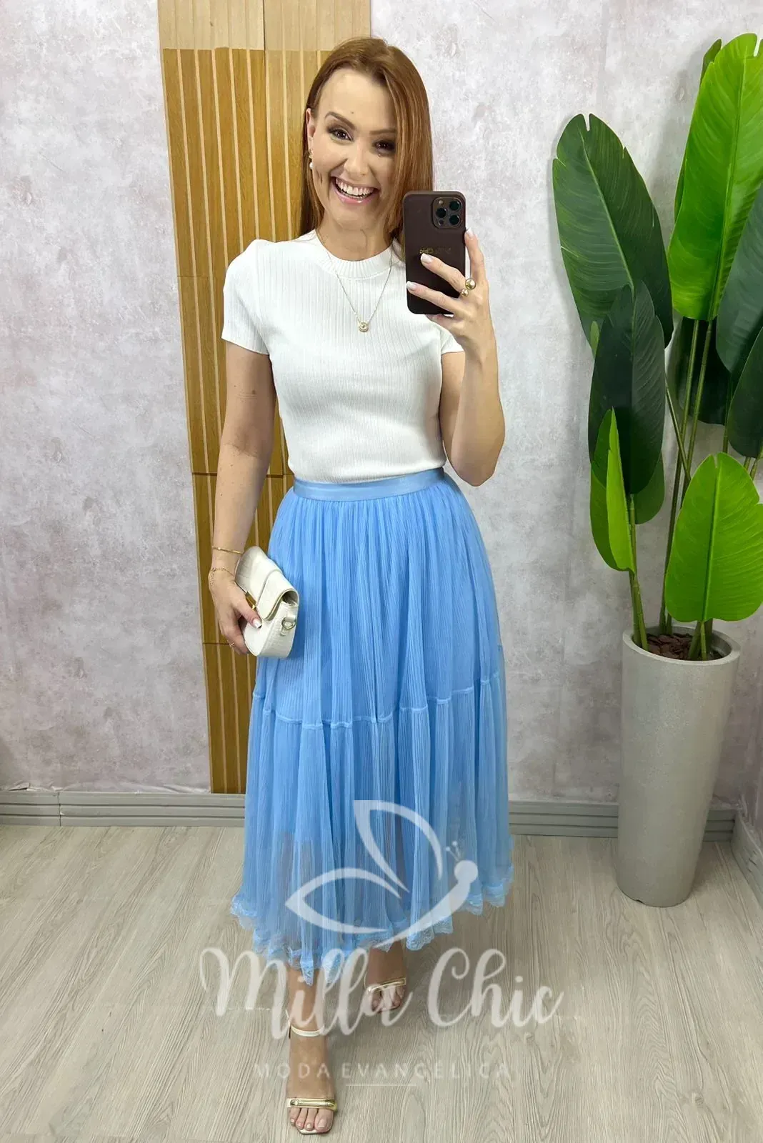 Milla Chic – Saia Angélica Em Tule – aZ Milla Chic - Saia Angélica Em Tule - aZ