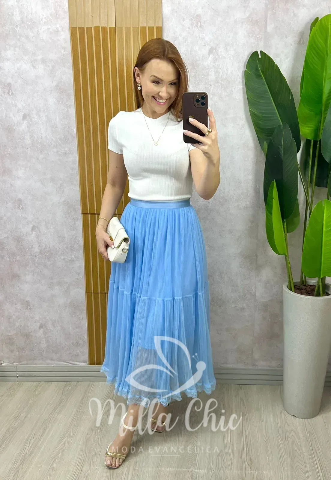 Milla Chic – Saia Angélica Em Tule – aZ Milla Chic - Saia Angélica Em Tule - aZ