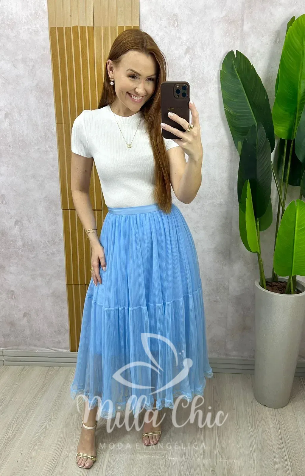 Milla Chic – Saia Angélica Em Tule – aZ Milla Chic - Saia Angélica Em Tule - aZ