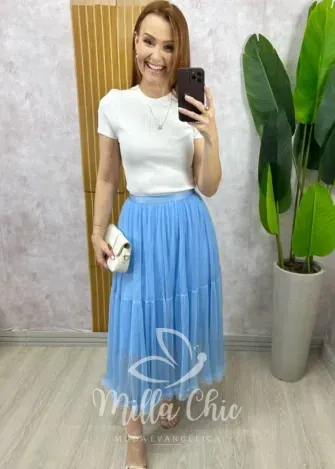 Milla Chic - Saia Angélica Em Tule - aZ