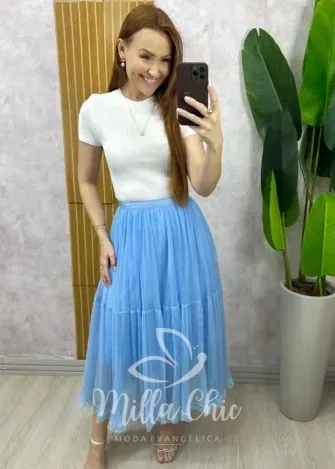 Milla Chic - Saia Angélica Em Tule - aZ