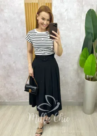 Milla Chic - Saia Hoetência Em Jeans (cópia)