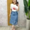 Milla Chic - Saia jeans Alana