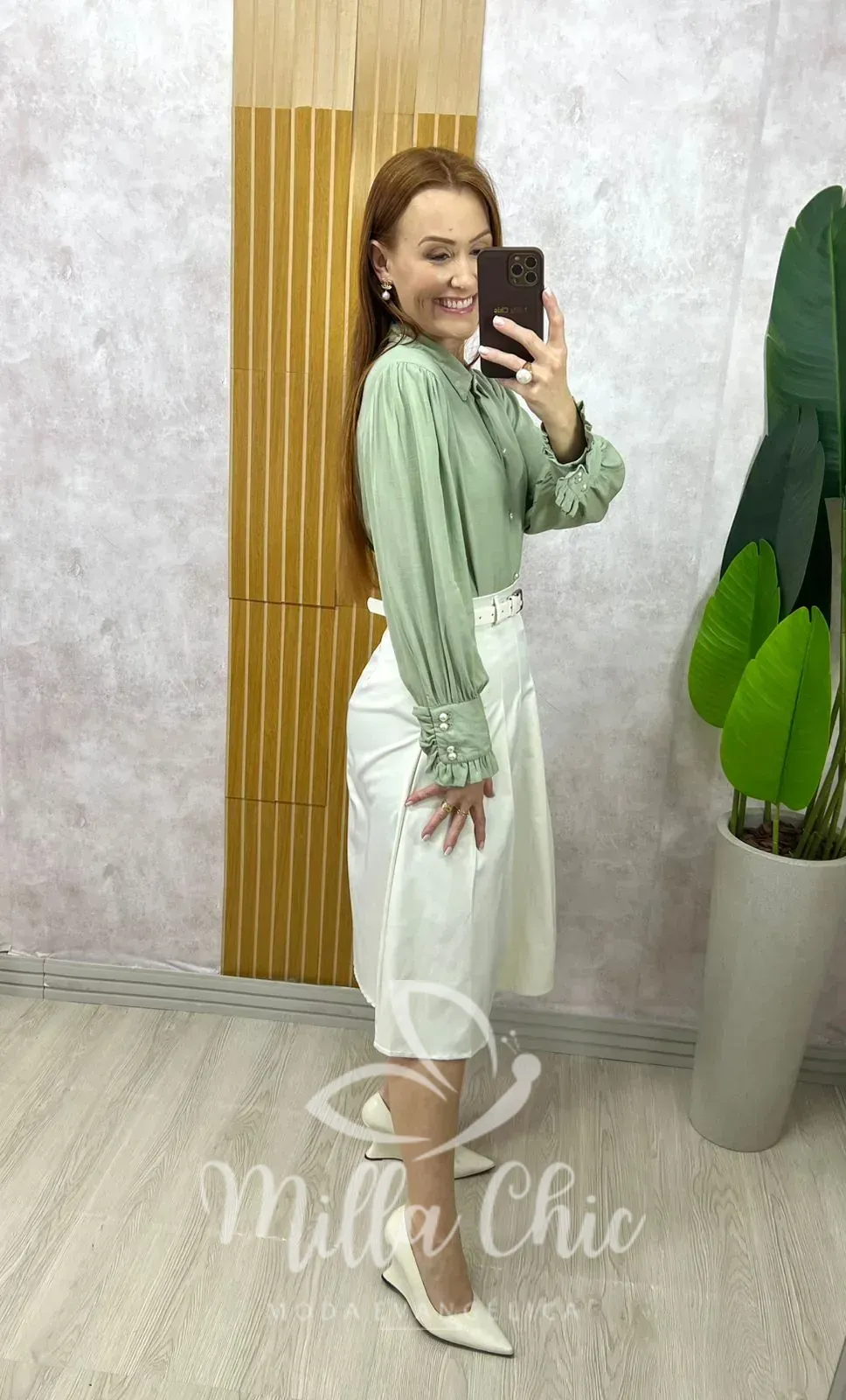 Milla Chic – Saia Maria Olívia Em Alfaiataria – Branca Milla Chic - Saia Maria Olívia Em Alfaiataria - Branca