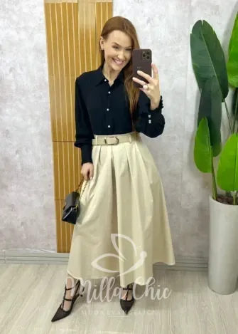 Milla Chic - Saia Valentina Em Sarja -