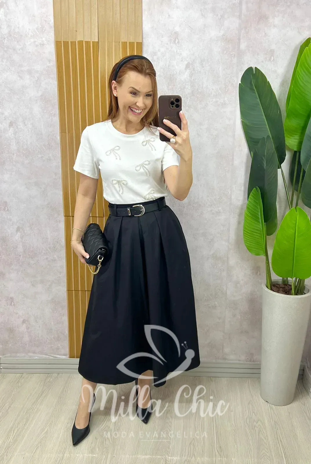 Milla Chic – Saia Valentina Em Sarja – Creme (cópia) Milla Chic - Saia Valentina Em Sarja - Creme (cópia)