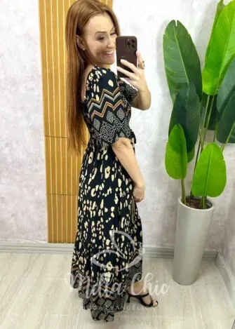 Milla Chic - Vestido Daiane em Viscolinho