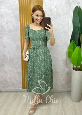 Milla Chic – Vestido Geórgia em viscolinho – Preto com póa (cópia) Milla Chic - Vestido Geórgia em viscolinho - Preto com póa (cópia)