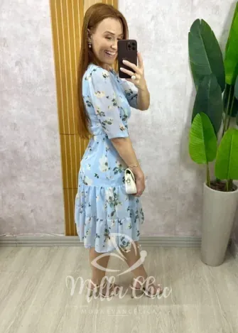 Milla Chic - Vestido Isadora Em Chiffon Devore