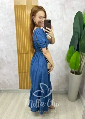 Milla Chic - Vestido Jeans Cristina