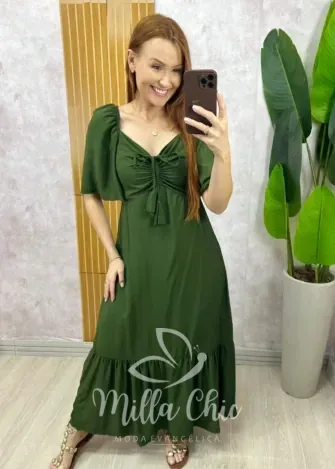Milla Chic - Vestido Juliana Em Viscolinho