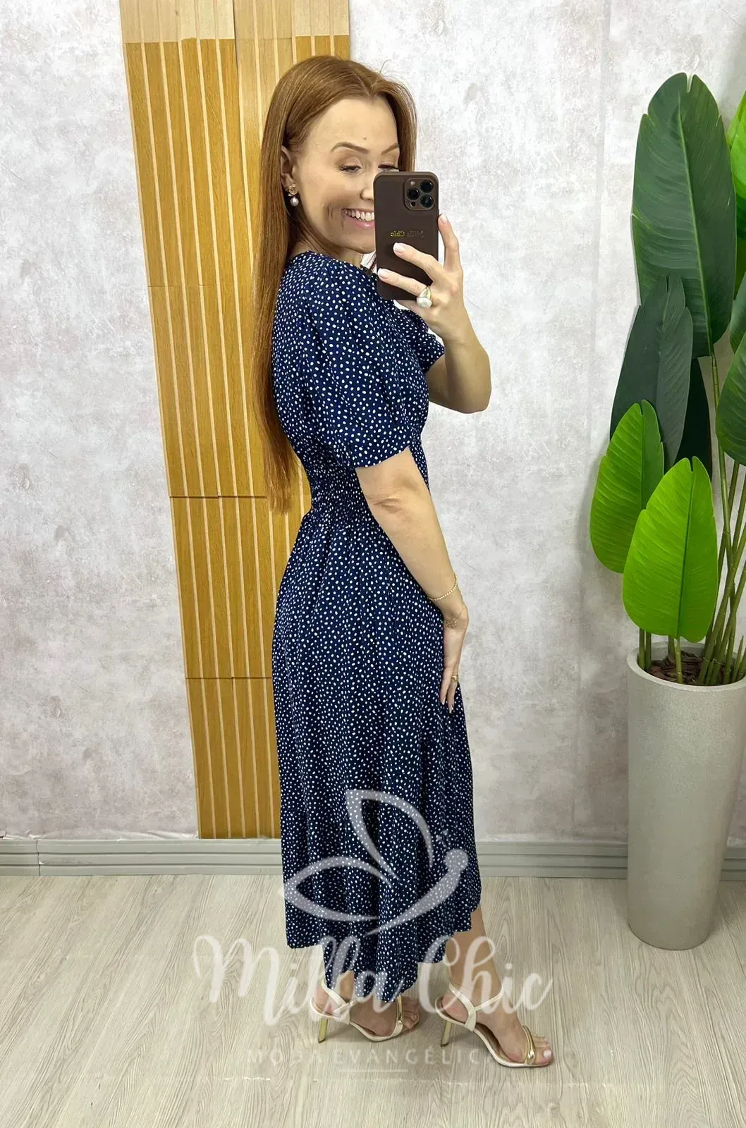 Milla Chic – Vestido Lilian Em Viscolinho – Azul (cópia) Milla Chic - Vestido Lilian Em Viscolinho - Azul (cópia)