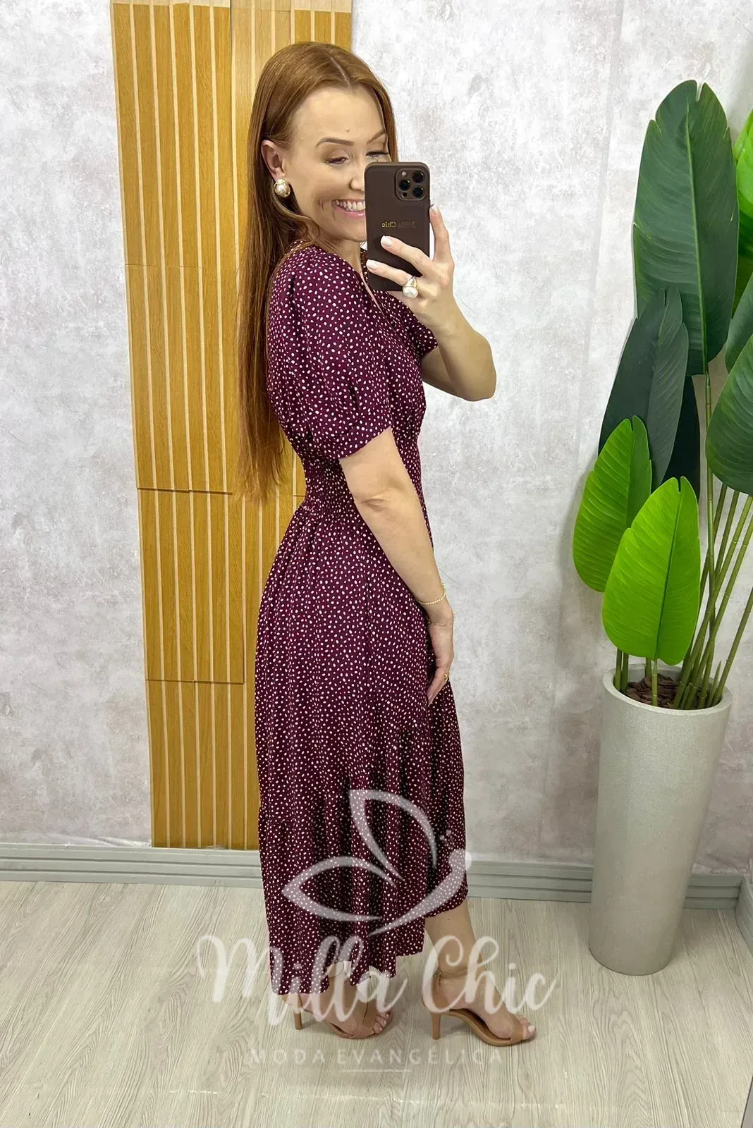 Milla Chic – Vestido Lilian Em Viscolinho Em Poá – Azul Marinho (cópia) Milla Chic - Vestido Lilian Em Viscolinho Em Poá - Azul Marinho (cópia)