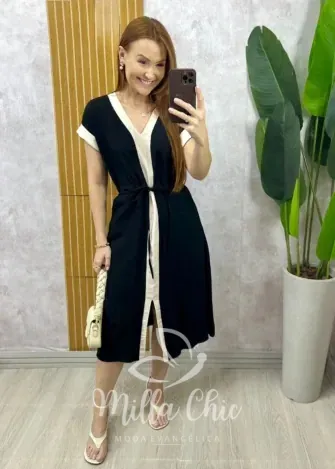 Milla Chic - Vestido Liz - Preto