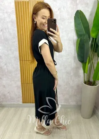 Milla Chic - Vestido Liz - Preto