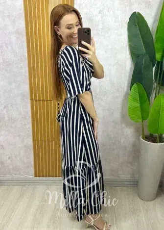 Milla Chic - Vestido Magda - P&B